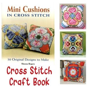 Mini Cushions Cross Stitch Craft Book DIY Crafts